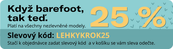 Pro vaše lehké kroky banner do kategorií